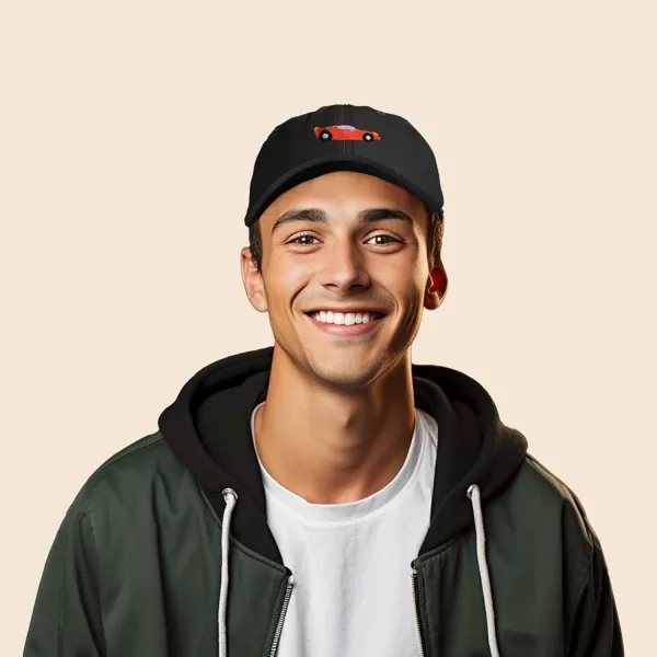 DALIX Race Car Hats Dad Hat Baseball Cap Embroidered Custom Cotton Caps
