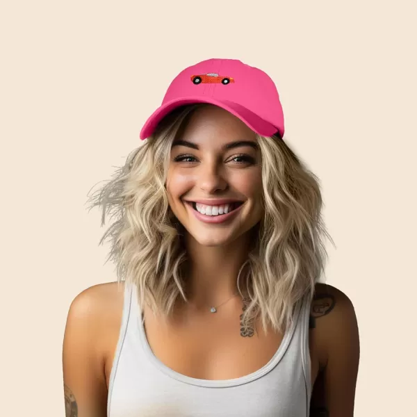 DALIX Race Car Hats Dad Hat Baseball Cap Embroidered Custom Cotton Caps