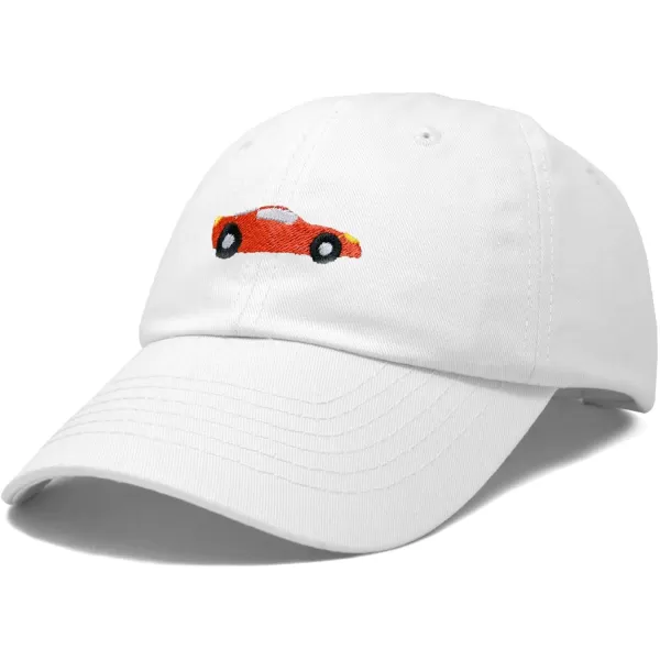DALIX Race Car Hats Dad Hat Baseball Cap Embroidered Custom Cotton Caps