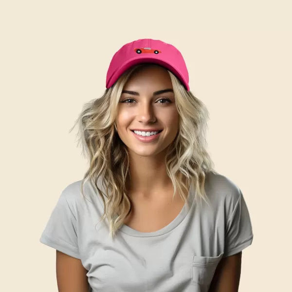 DALIX Race Car Hats Dad Hat Baseball Cap Embroidered Custom Cotton Caps
