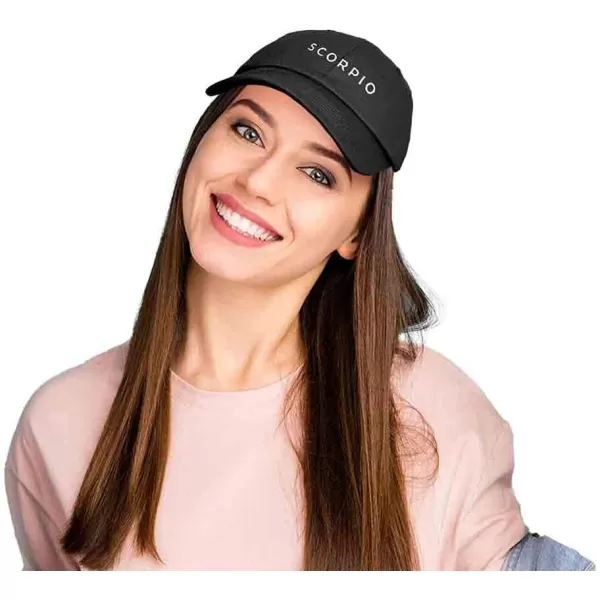 DALIX Scorpio Dad Hat Embroidered Zodiac Astrology Cotton Baseball Cap