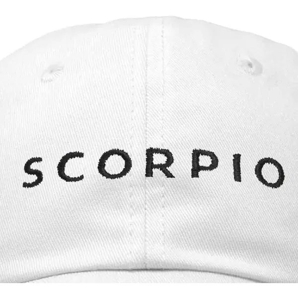 DALIX Scorpio Dad Hat Embroidered Zodiac Astrology Cotton Baseball Cap