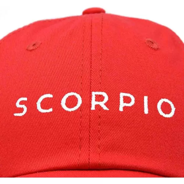 DALIX Scorpio Dad Hat Embroidered Zodiac Astrology Cotton Baseball Cap