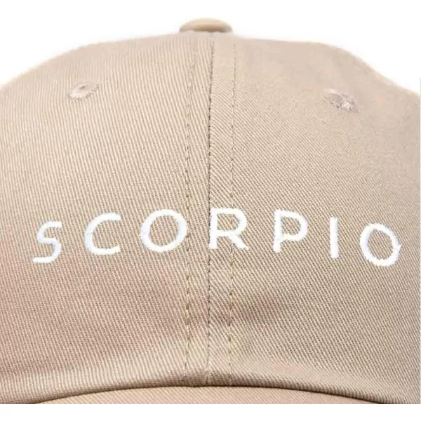 DALIX Scorpio Dad Hat Embroidered Zodiac Astrology Cotton Baseball Cap