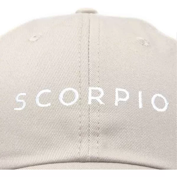 DALIX Scorpio Dad Hat Embroidered Zodiac Astrology Cotton Baseball Cap