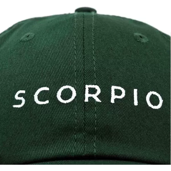 DALIX Scorpio Dad Hat Embroidered Zodiac Astrology Cotton Baseball Cap