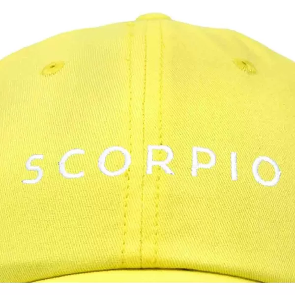 DALIX Scorpio Dad Hat Embroidered Zodiac Astrology Cotton Baseball Cap