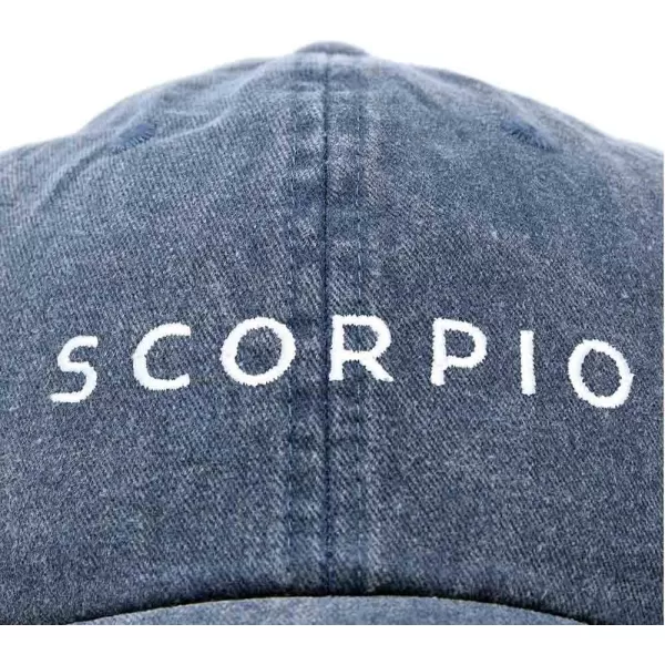 DALIX Scorpio Dad Hat Embroidered Zodiac Astrology Cotton Baseball Cap