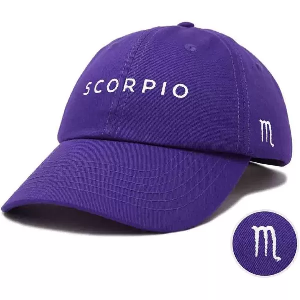 DALIX Scorpio Dad Hat Embroidered Zodiac Astrology Cotton Baseball Cap