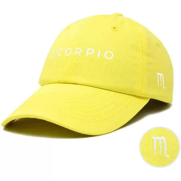 DALIX Scorpio Dad Hat Embroidered Zodiac Astrology Cotton Baseball Cap