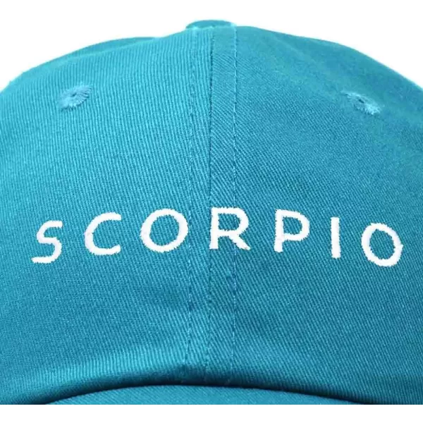 DALIX Scorpio Dad Hat Embroidered Zodiac Astrology Cotton Baseball Cap