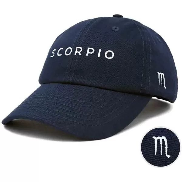 DALIX Scorpio Dad Hat Embroidered Zodiac Astrology Cotton Baseball Cap