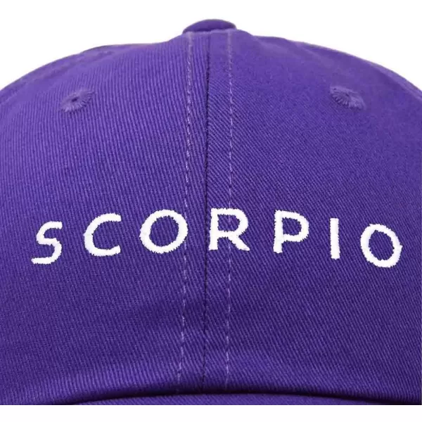 DALIX Scorpio Dad Hat Embroidered Zodiac Astrology Cotton Baseball Cap