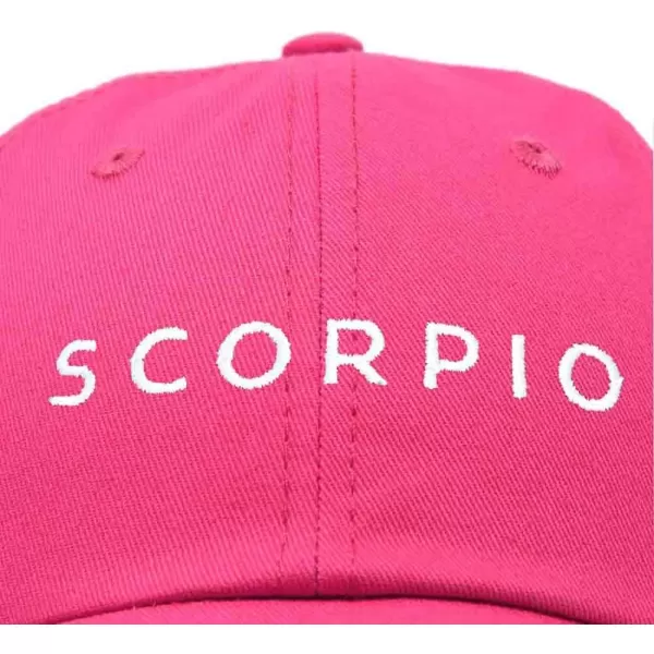 DALIX Scorpio Dad Hat Embroidered Zodiac Astrology Cotton Baseball Cap