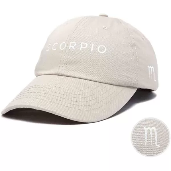 DALIX Scorpio Dad Hat Embroidered Zodiac Astrology Cotton Baseball Cap