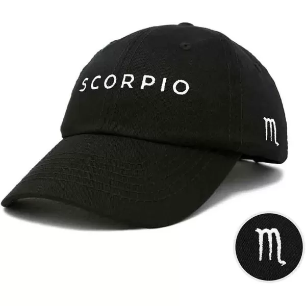 DALIX Scorpio Dad Hat Embroidered Zodiac Astrology Cotton Baseball Cap