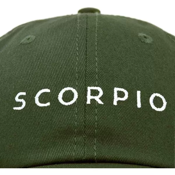 DALIX Scorpio Dad Hat Embroidered Zodiac Astrology Cotton Baseball Cap