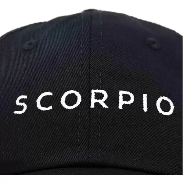 DALIX Scorpio Dad Hat Embroidered Zodiac Astrology Cotton Baseball Cap