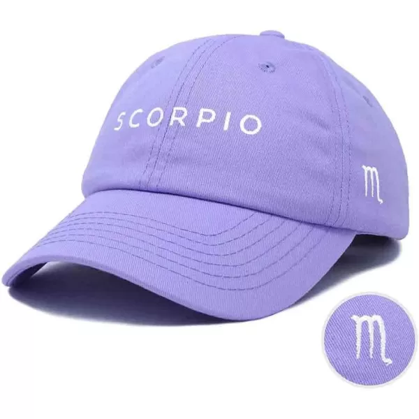 DALIX Scorpio Dad Hat Embroidered Zodiac Astrology Cotton Baseball Cap