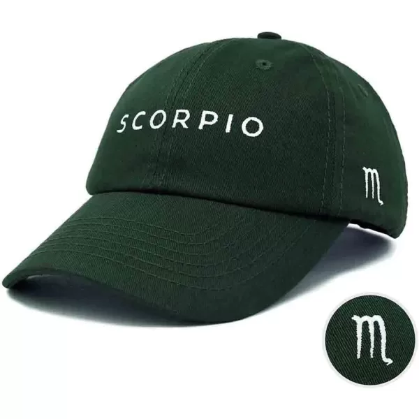 DALIX Scorpio Dad Hat Embroidered Zodiac Astrology Cotton Baseball Cap