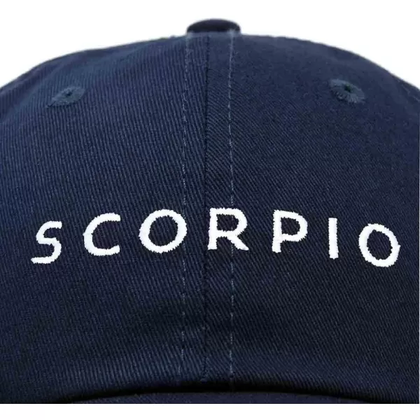 DALIX Scorpio Dad Hat Embroidered Zodiac Astrology Cotton Baseball Cap