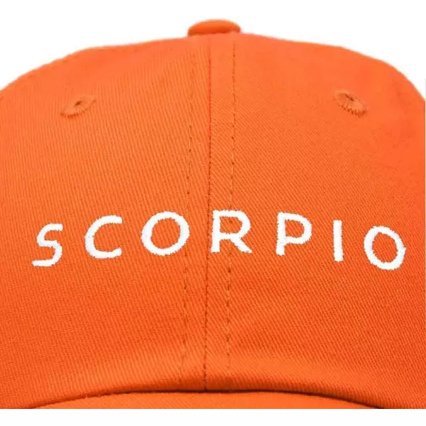 DALIX Scorpio Dad Hat Embroidered Zodiac Astrology Cotton Baseball Cap