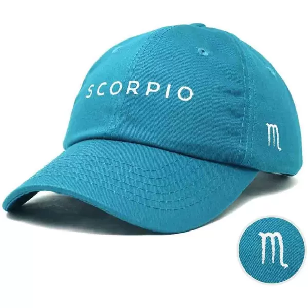 DALIX Scorpio Dad Hat Embroidered Zodiac Astrology Cotton Baseball Cap