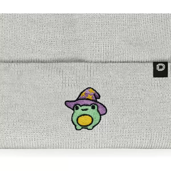 DALIX Sorcerer Frog Embroidered Beanie Hat Knit Cap Cold Weather Womens