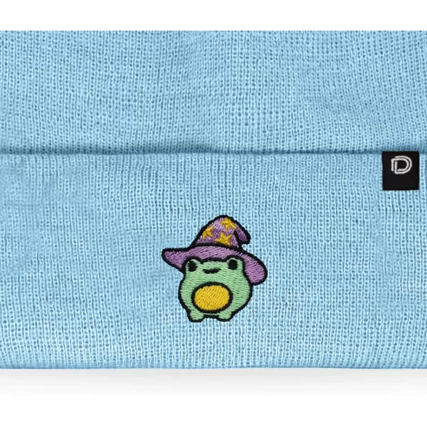 DALIX Sorcerer Frog Embroidered Beanie Hat Knit Cap Cold Weather Womens