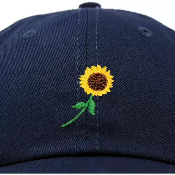 DALIX Sunflower Hat Womens Floral Baseball Cap