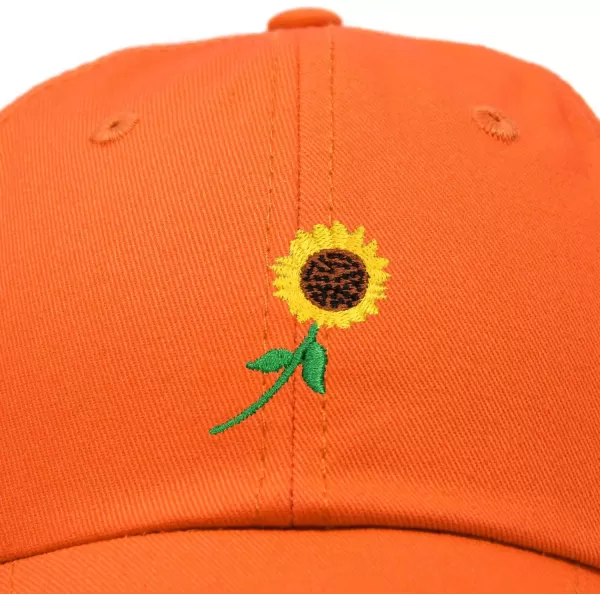 DALIX Sunflower Hat Womens Floral Baseball Cap