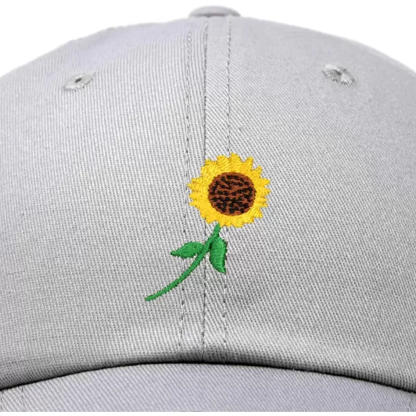 DALIX Sunflower Hat Womens Floral Baseball Cap