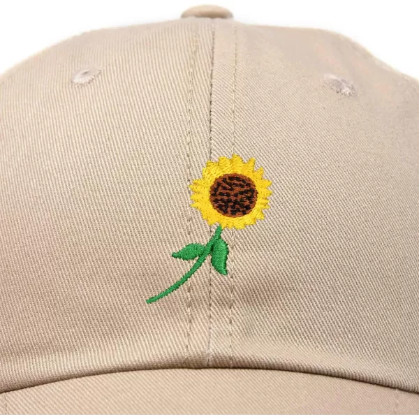 DALIX Sunflower Hat Womens Floral Baseball Cap