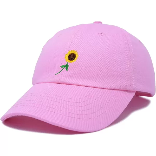 DALIX Sunflower Hat Womens Floral Baseball Cap