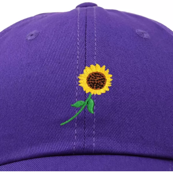 DALIX Sunflower Hat Womens Floral Baseball Cap