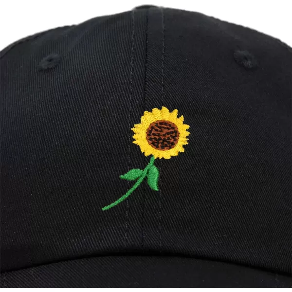 DALIX Sunflower Hat Womens Floral Baseball Cap