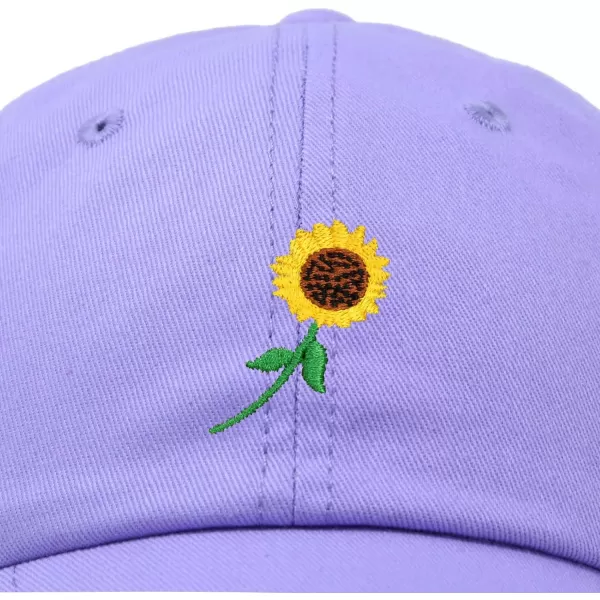 DALIX Sunflower Hat Womens Floral Baseball Cap