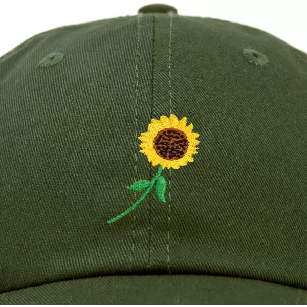 DALIX Sunflower Hat Womens Floral Baseball Cap