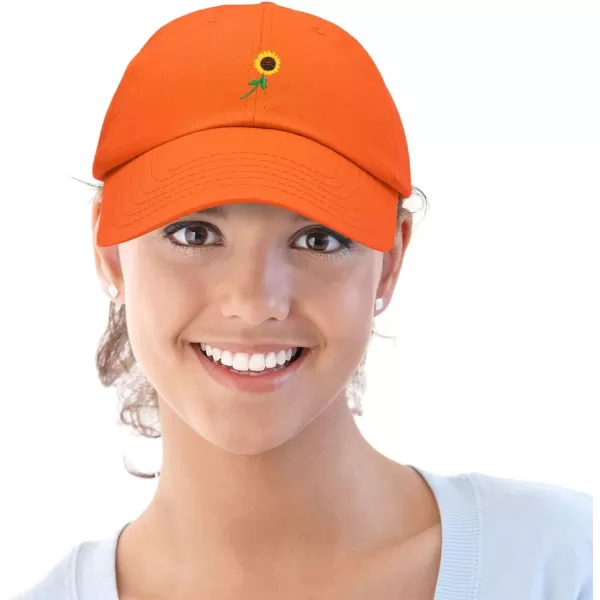 DALIX Sunflower Hat Womens Floral Baseball Cap