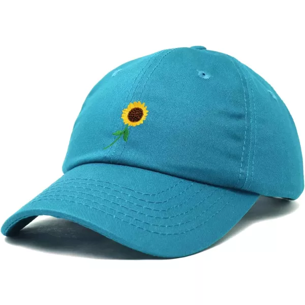 DALIX Sunflower Hat Womens Floral Baseball Cap