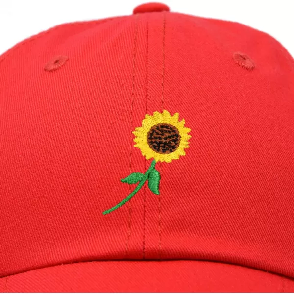 DALIX Sunflower Hat Womens Floral Baseball Cap