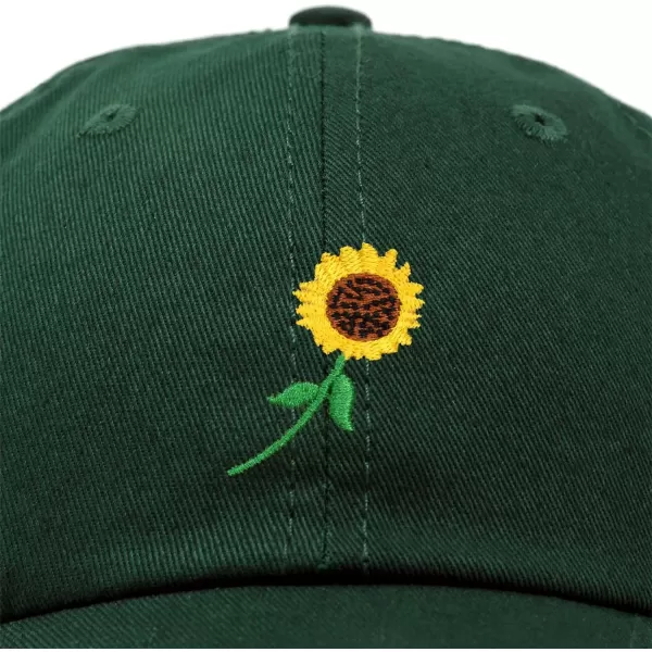 DALIX Sunflower Hat Womens Floral Baseball Cap