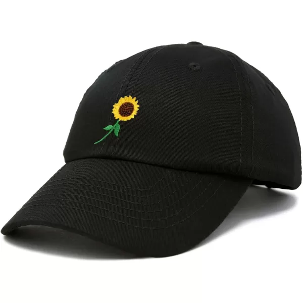 DALIX Sunflower Hat Womens Floral Baseball Cap