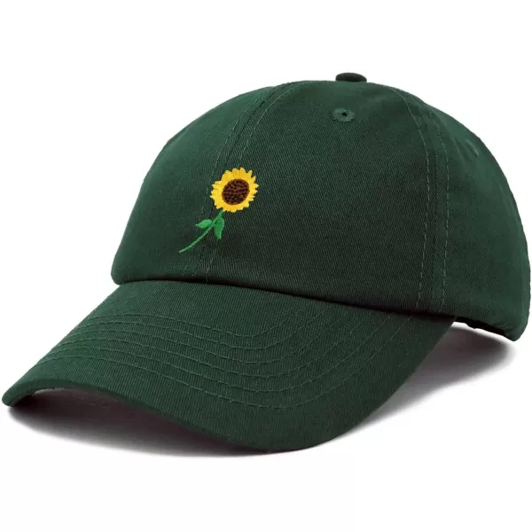 DALIX Sunflower Hat Womens Floral Baseball Cap