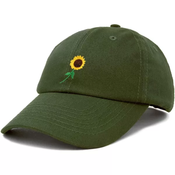DALIX Sunflower Hat Womens Floral Baseball Cap