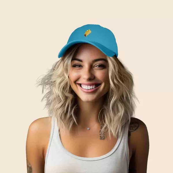 DALIX Taco Embroidered Dad Cap Cotton Baseball Hat Women