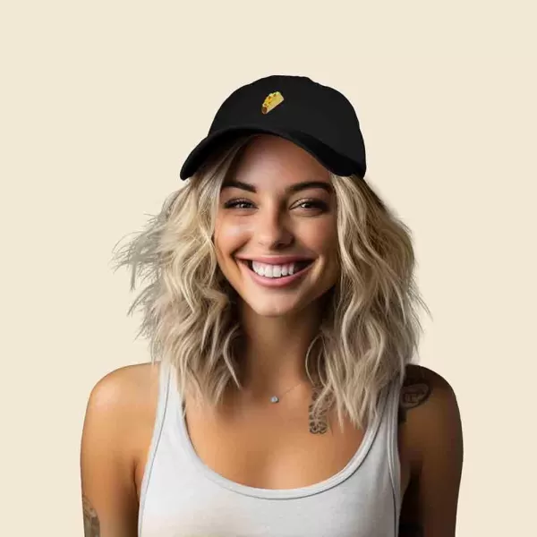 DALIX Taco Embroidered Dad Cap Cotton Baseball Hat Women