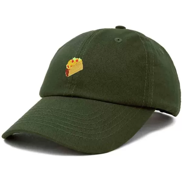 DALIX Taco Embroidered Dad Cap Cotton Baseball Hat Women