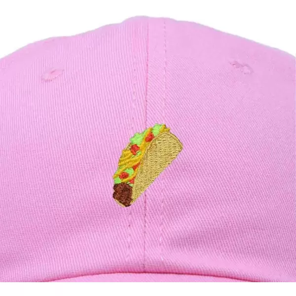 DALIX Taco Embroidered Dad Cap Cotton Baseball Hat Women