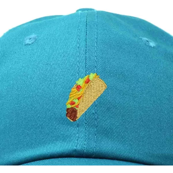 DALIX Taco Embroidered Dad Cap Cotton Baseball Hat Women